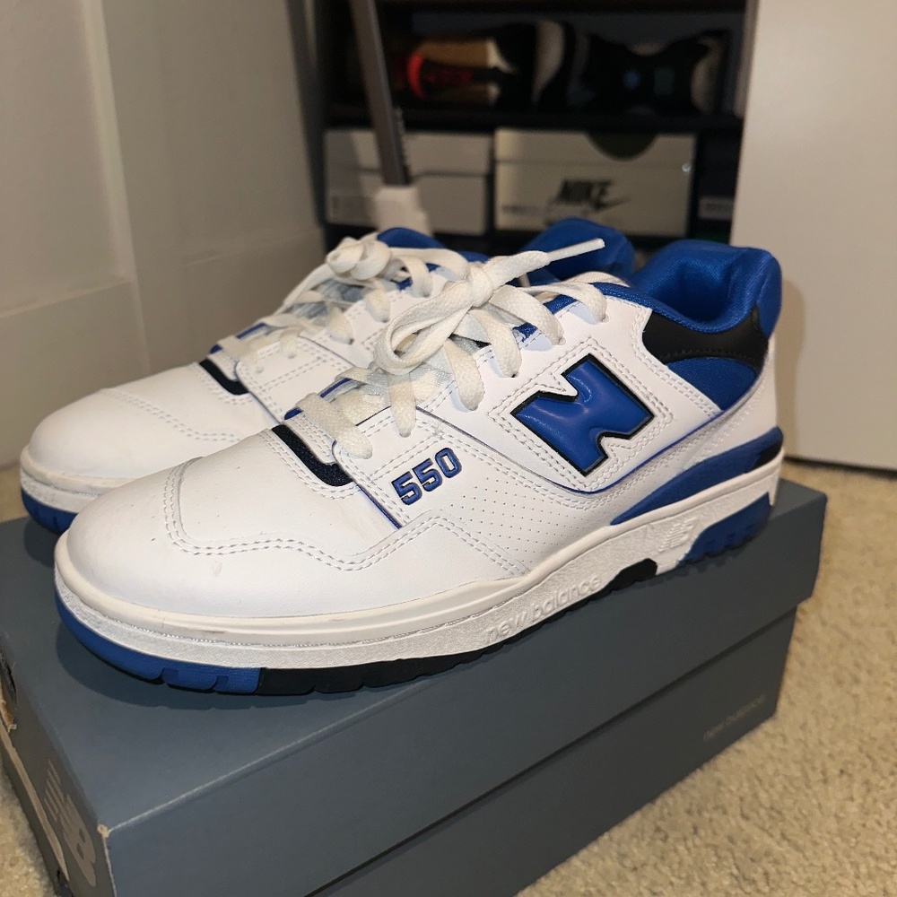 New Balance 550s White Team Royal